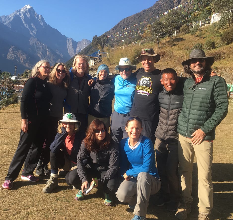 Reunited at the Everest base camp