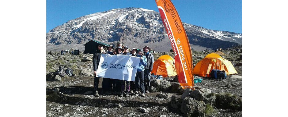 Group at Karanga Camp Mt Kilimanjaro