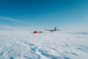 Magnetic north pole reach beyond expedition