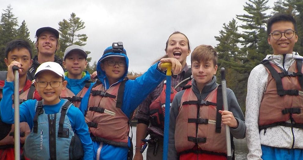 Canoeing Ontario youth summer adventure