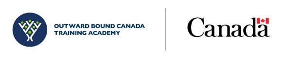 Image of the Outward Bound Canada Training Academy logo and Government of Canada logo