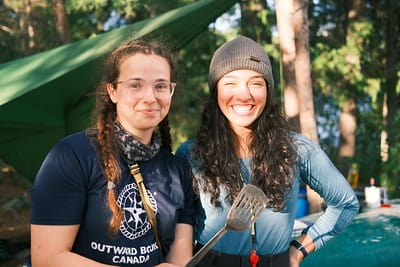 Two Outward Bound Canada instructors