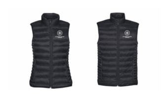 OBC branded black vests